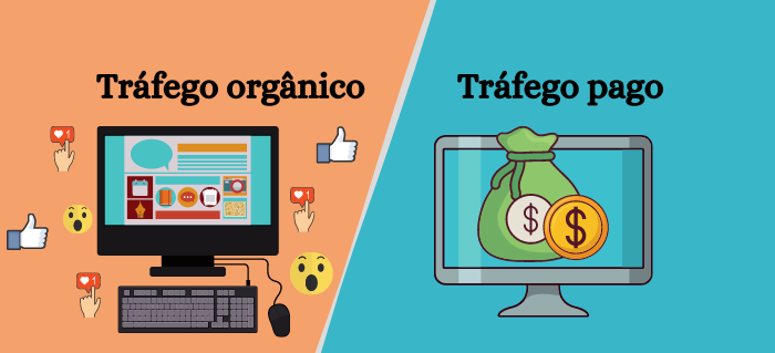 DIFERENÇA ENTRE TRÁFEGO PAGO E TRÁFEGO ORGÂNICO NO GOOGLE?